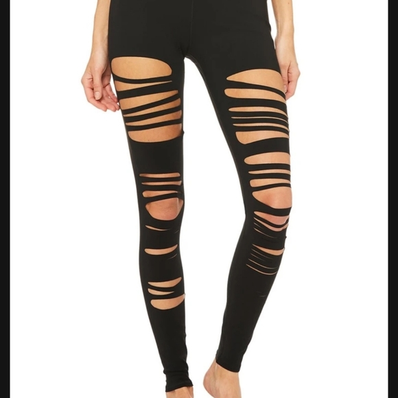 Alo Extreme Ripped Warrior Legging - Picture 1 of 5